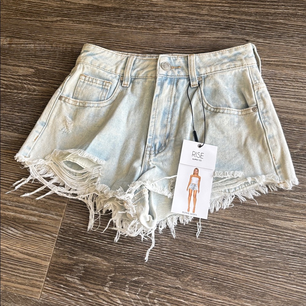 Denim Shorts - Picture 2 of 3